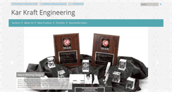 Desktop Screenshot of karkraftengineering.com